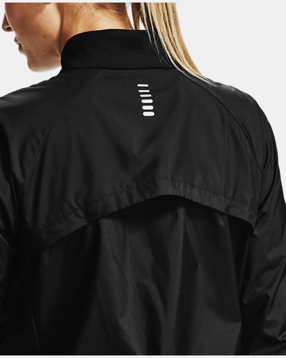 Damen UA Run Insulate Hybrid Jacke, Black, pdpMainDesktop image number 3